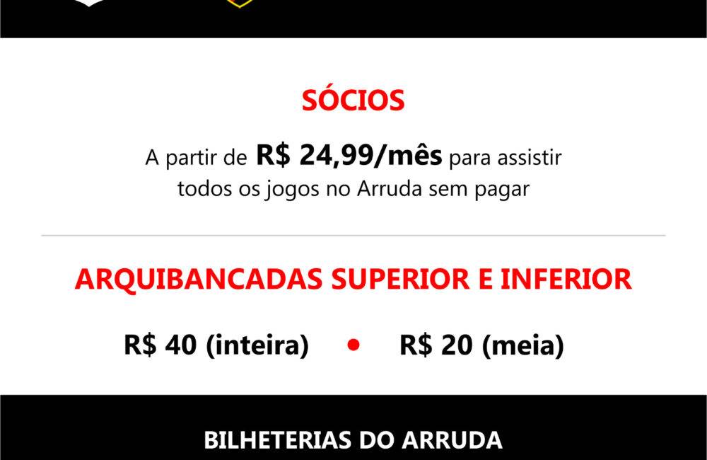 Ingressos para Santa Cruz x Sport