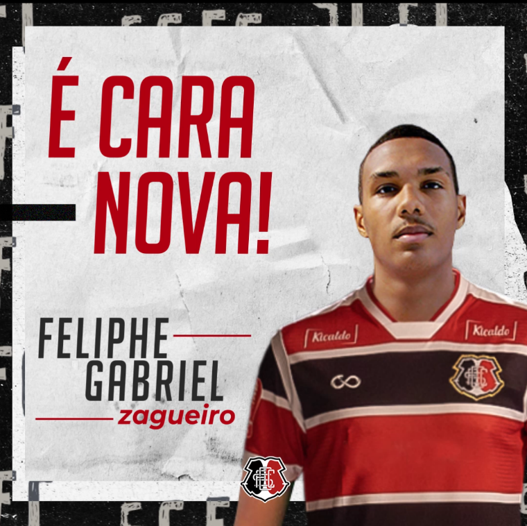 Feliphe Gabriel é o novo zagueiro do Santa Cruz