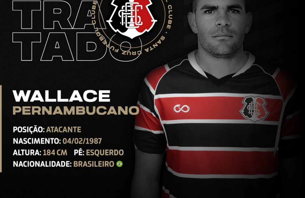 Wallace Pernambucano reforça o Santa Cruz para a Série C 2021