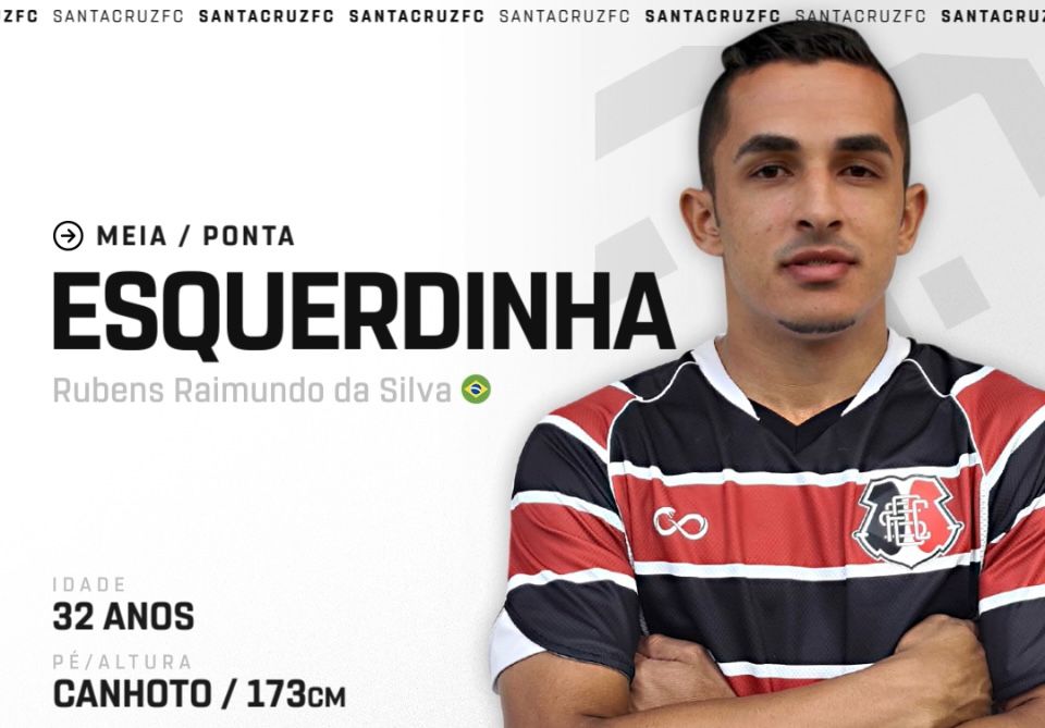 Meia-atacante Esquerdinha reforça o Santa Cruz