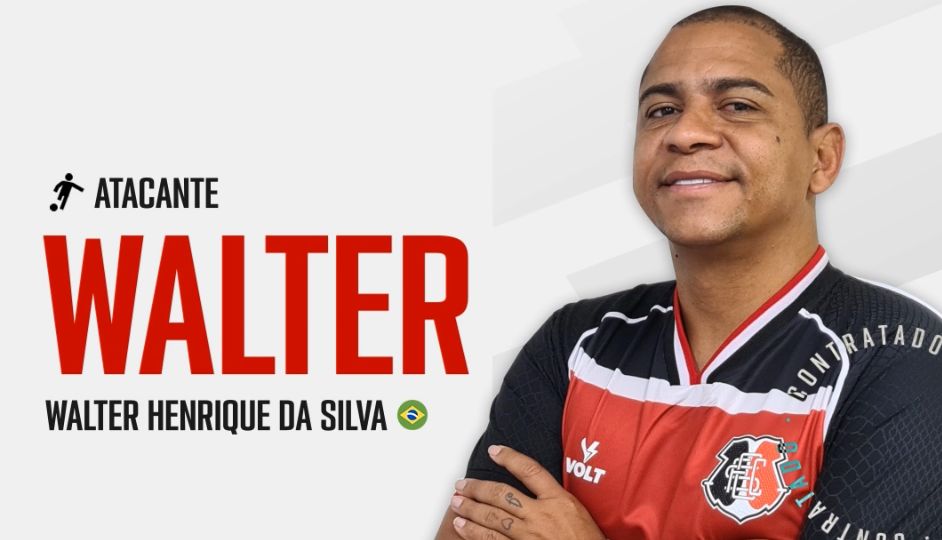 Cria do Arruda, atacante Walter retorna ao Santa Cruz em 2022