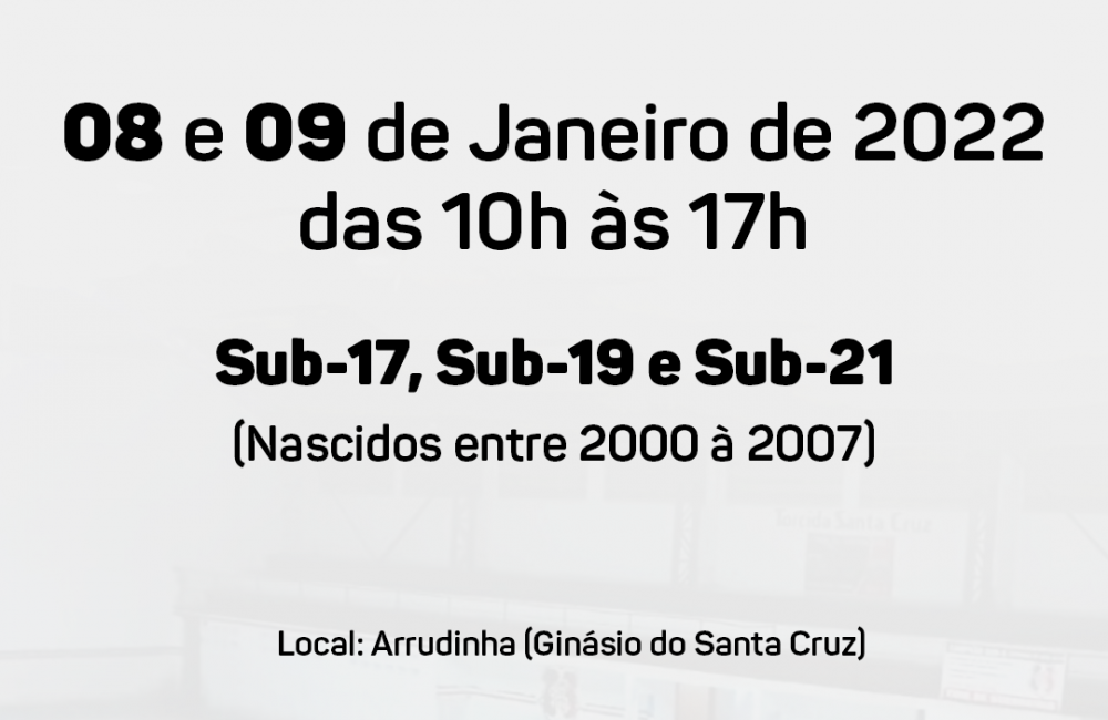 Vôlei do Santa Cruz promove peneira para novos talentos