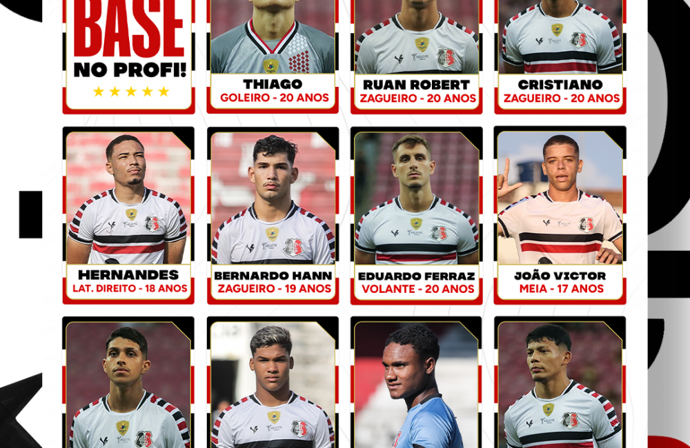 11 atletas da base serão integrados ao profissional