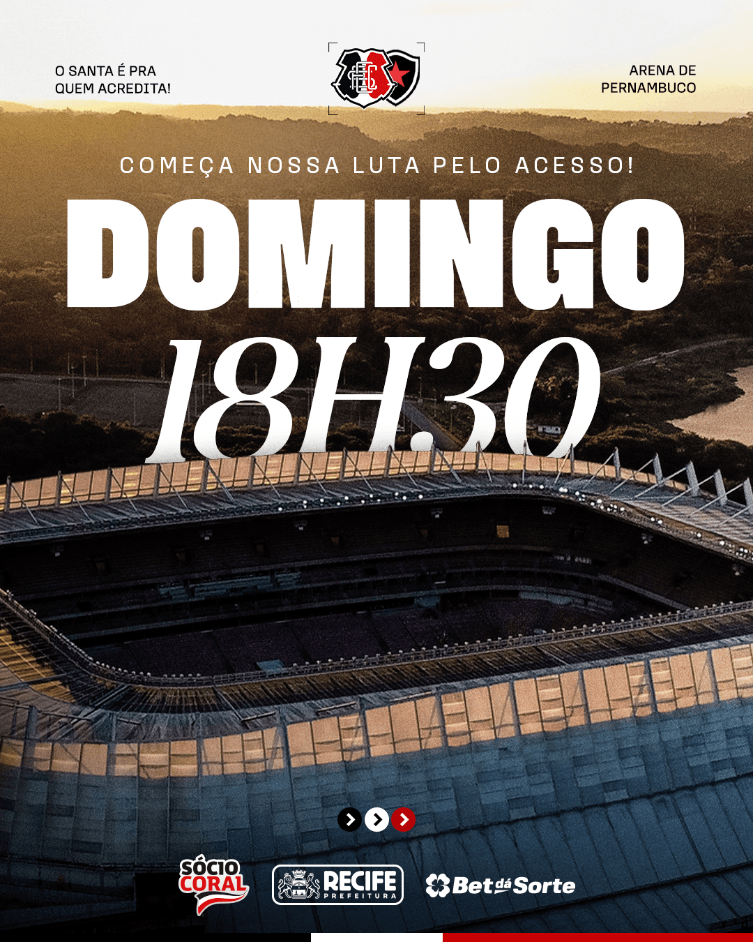 Santa Cruz conhece tabela da segunda fase da Série C