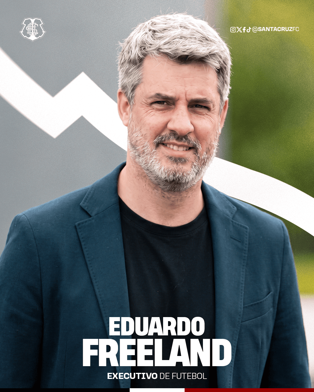 Santa Cruz anuncia Eduardo Freeland como novo executivo de futebol para a temporada 2027.