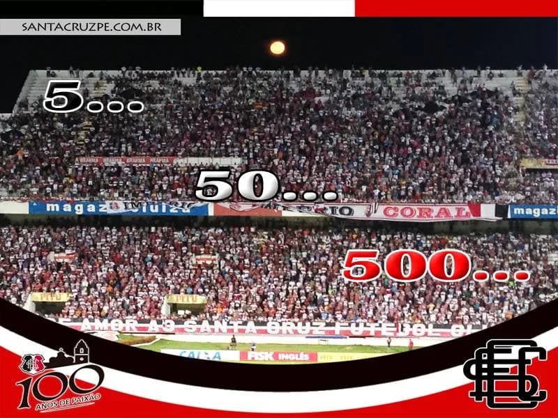 Clássico das Emoções emblemático: 5... 50... 500...