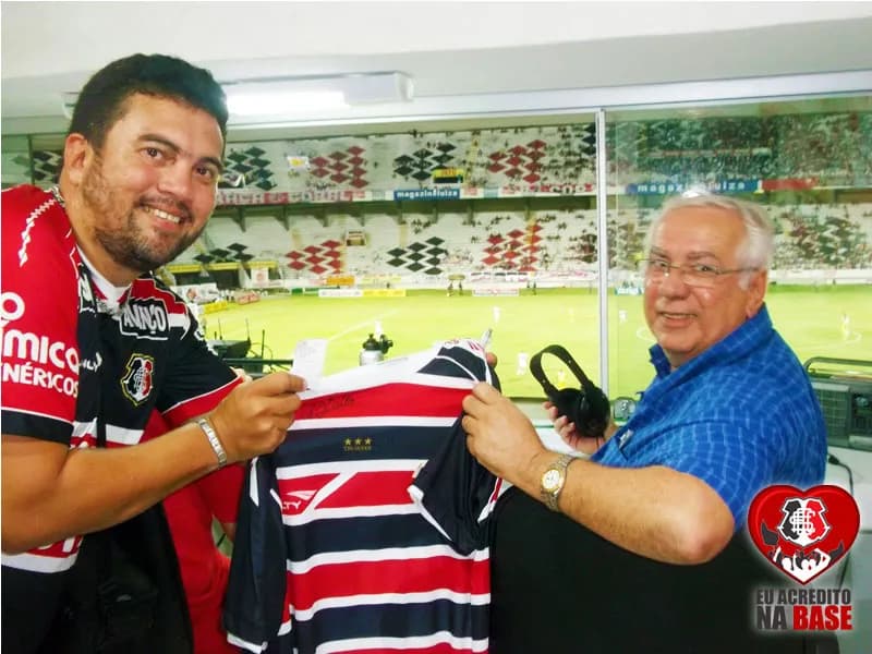 'Eu Acredito na Base' sorteia camisa de Anderson Pedra.