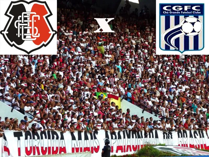 Ingressos de Santa Cruz x Chã Grande, à venda a partir desta terça-feira (12).