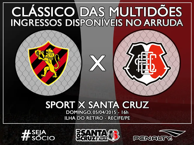 Arruda: Venda de ingressos Corais para Clássico das Multidões