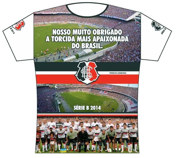 Já à venda 'camisa-homenagem' à Torcida Mais Apaixonada do Brasil.